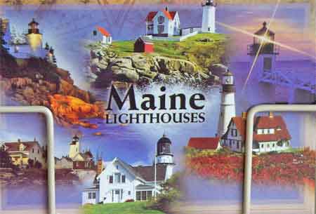 Maine paysages etat du Nord est   USA 