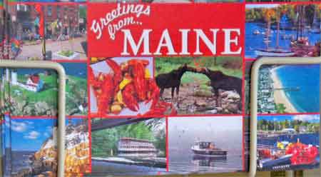 Maine paysages etat du Nord est   USA 