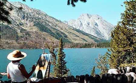 grand teton Jenny Lake Wyoming  