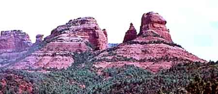 Sedona canyons roches rouges Arizona 