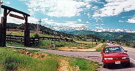 Ridgway Colorado monts San Juan