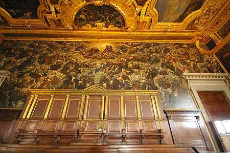 palais des Doges Salle majeure du conseil Venise, Italie 