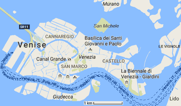 venise carte