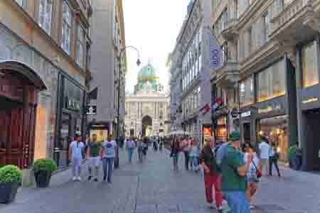 Kohlmarkt strasse Vienne