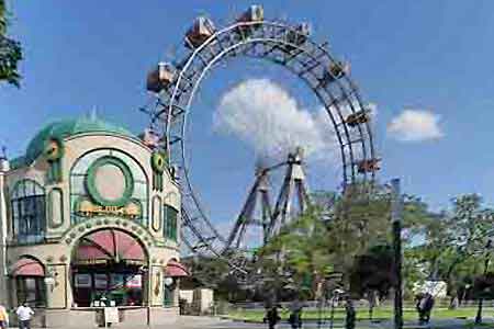 Vienne : le Prater, la grande roue 