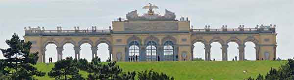 Vienne chateau de Schönbrunn la Gloriette