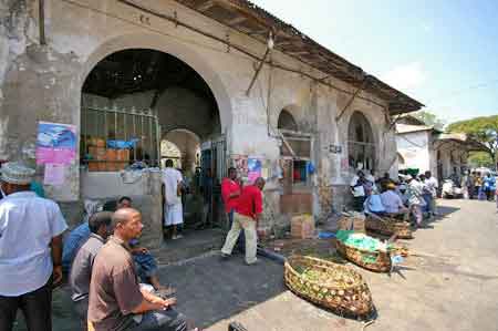 marché couvert Stonetown Zanzibar Tanzanie